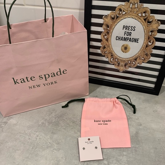 Brand New with Tags Kate Spade Signature Spade Stud Earrings